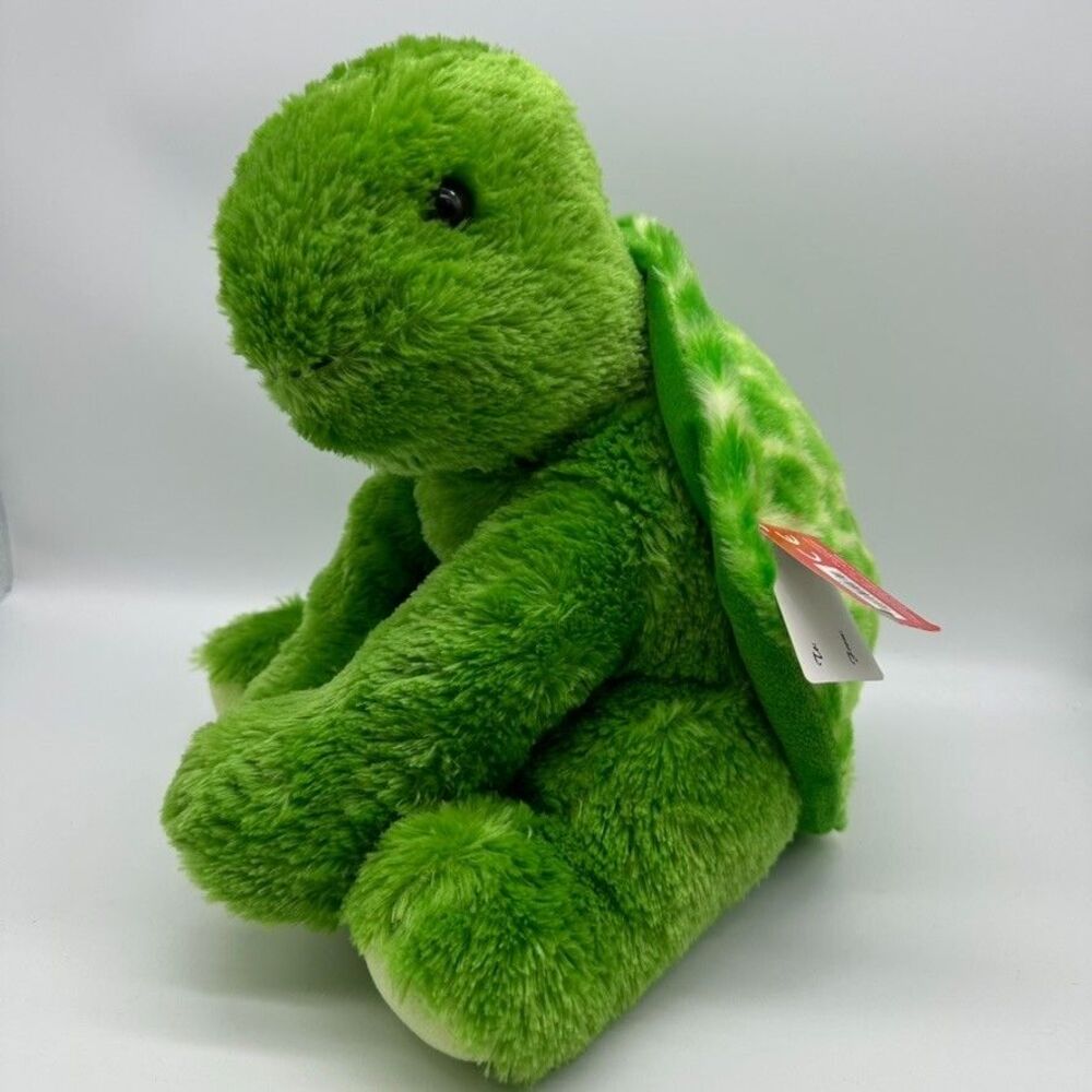 Aurora World Green Turtle Sitting Plush Stuffed Animal 13" Tall
